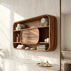 Round Contemporary Vanity