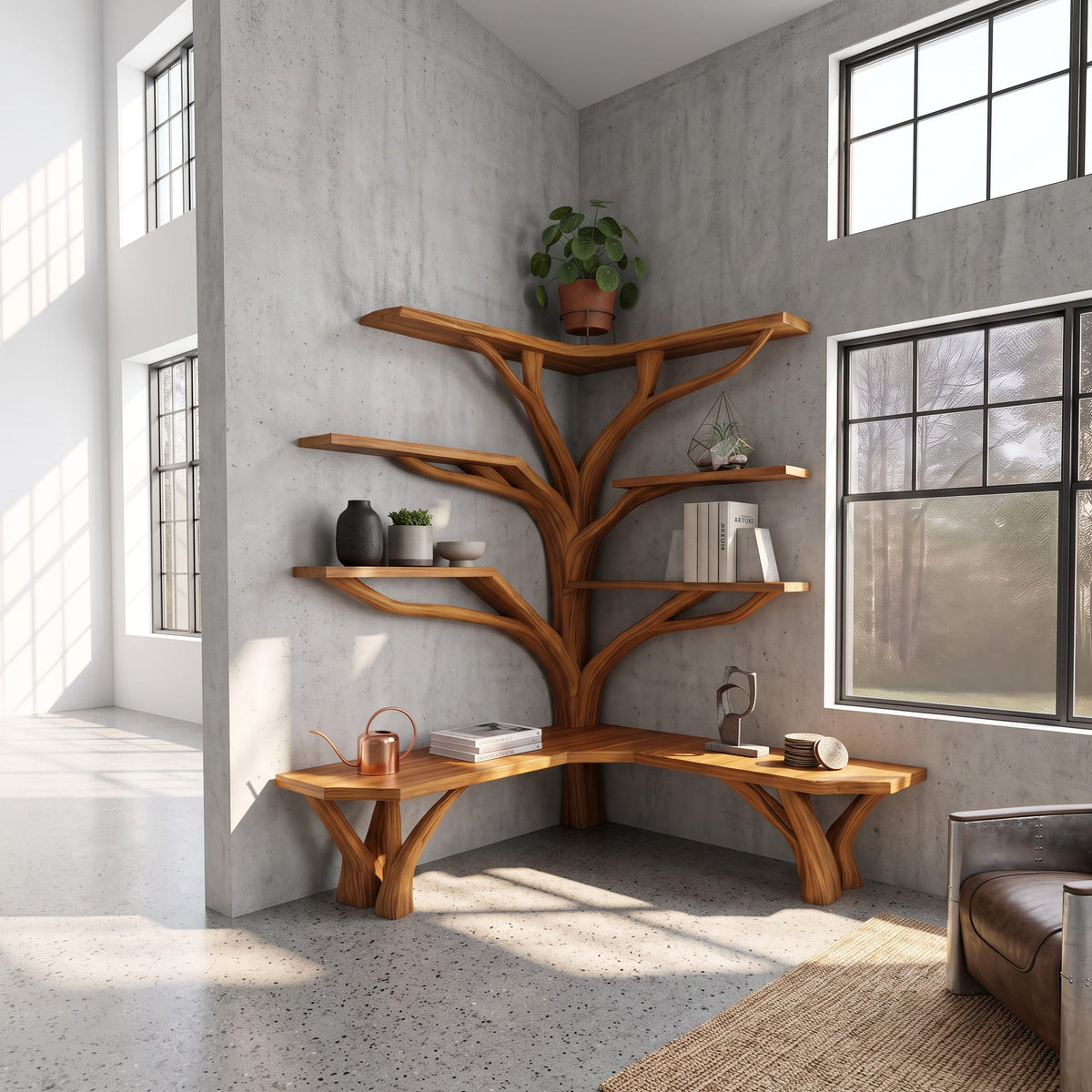 Shelf Reading Tree Bookshelf
