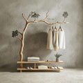 Driftwood Branch Coat Hanger Wall Mount Towel Hook, solid wood, built to order