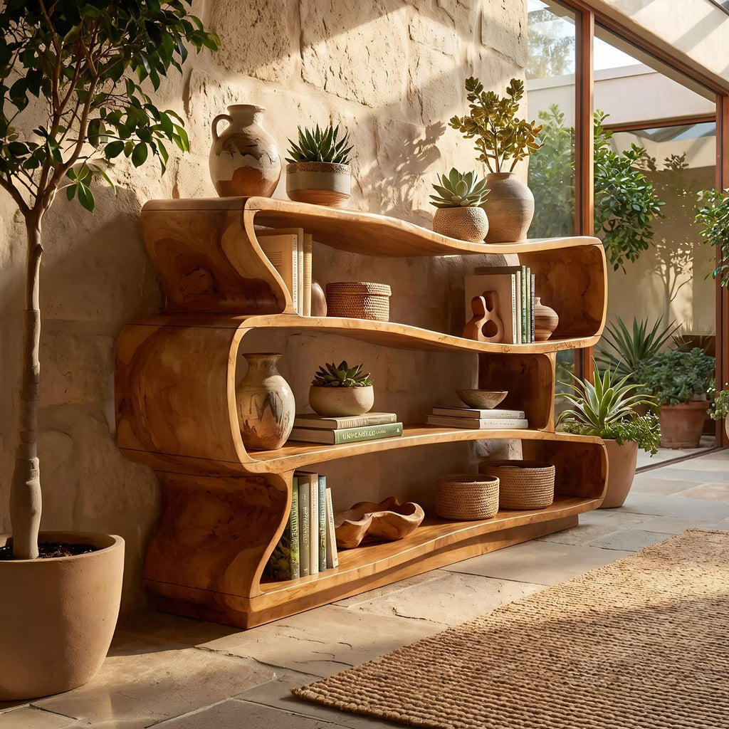 Minimal Multi-tier Bookshelf