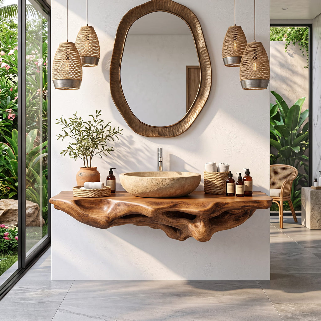 Floating Towel Bath Shelf
