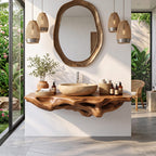 Floating Towel Bath Shelf