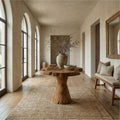 Organic Live Edge Accent Console Table