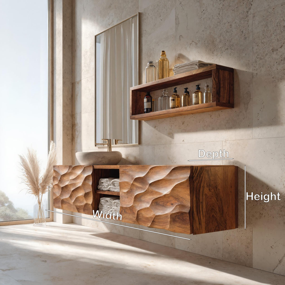 Sculptural Vanity