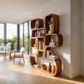 Artistic Geometric Bookshelf
