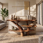 Live Edge Solid Hallway Console Table