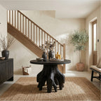 Sculptural Round Side Table