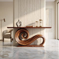 Organic Live Edge Foyer Console Table