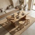 Japandi Mid Century Dining Table