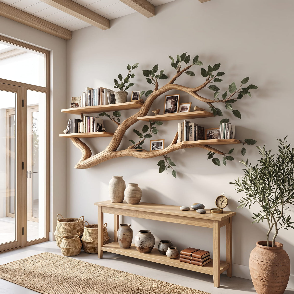 Floating Solid Bookshelf