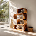 Abstract Geometric Bookshelf
