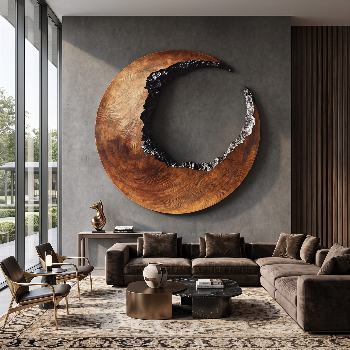 Mid Century Geometric Wall Art
