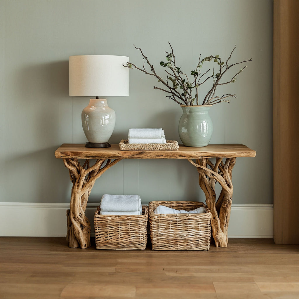 Live Edge Side Table Driftwood Table Console Table, solid wood, built to order
