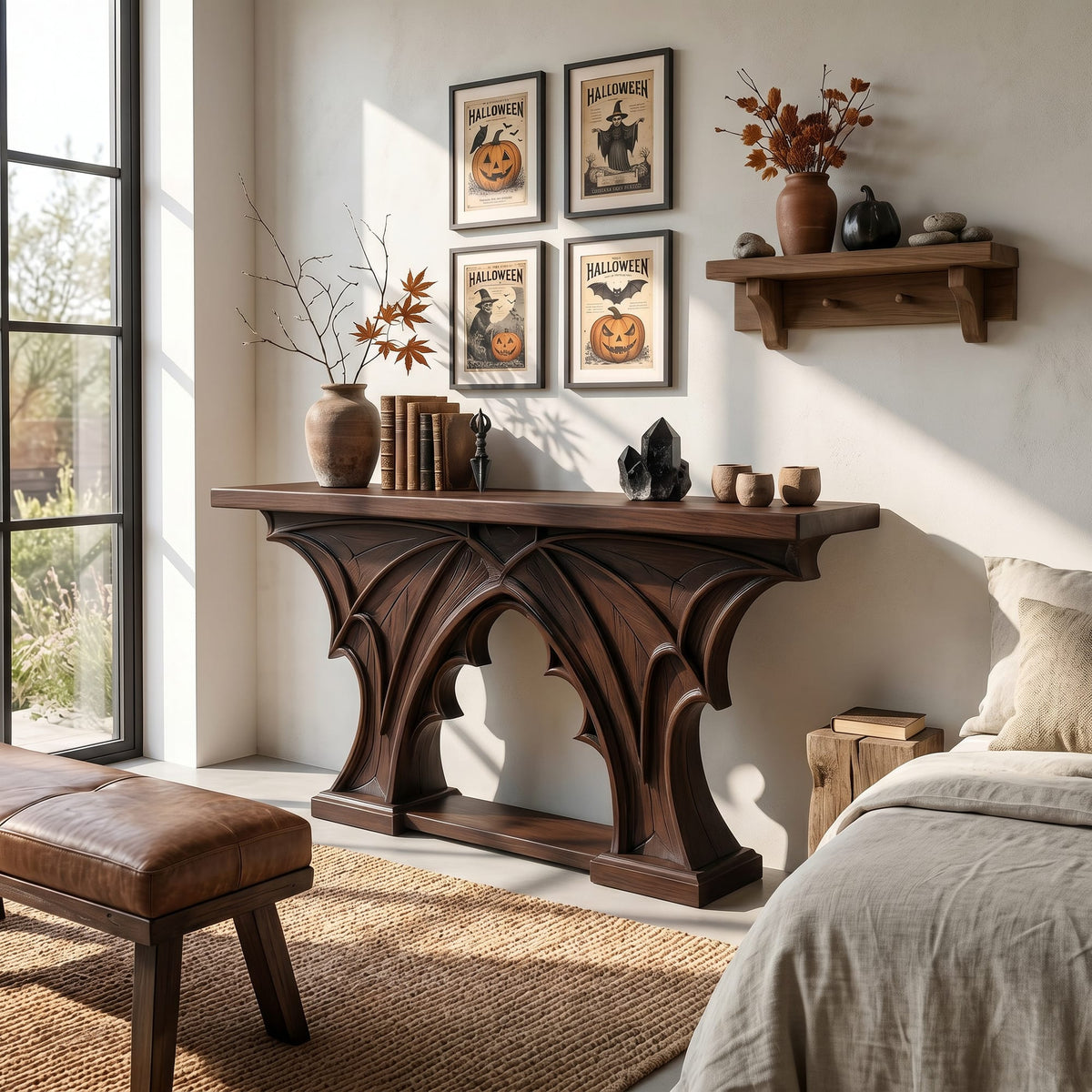 Bat Wing Console Table