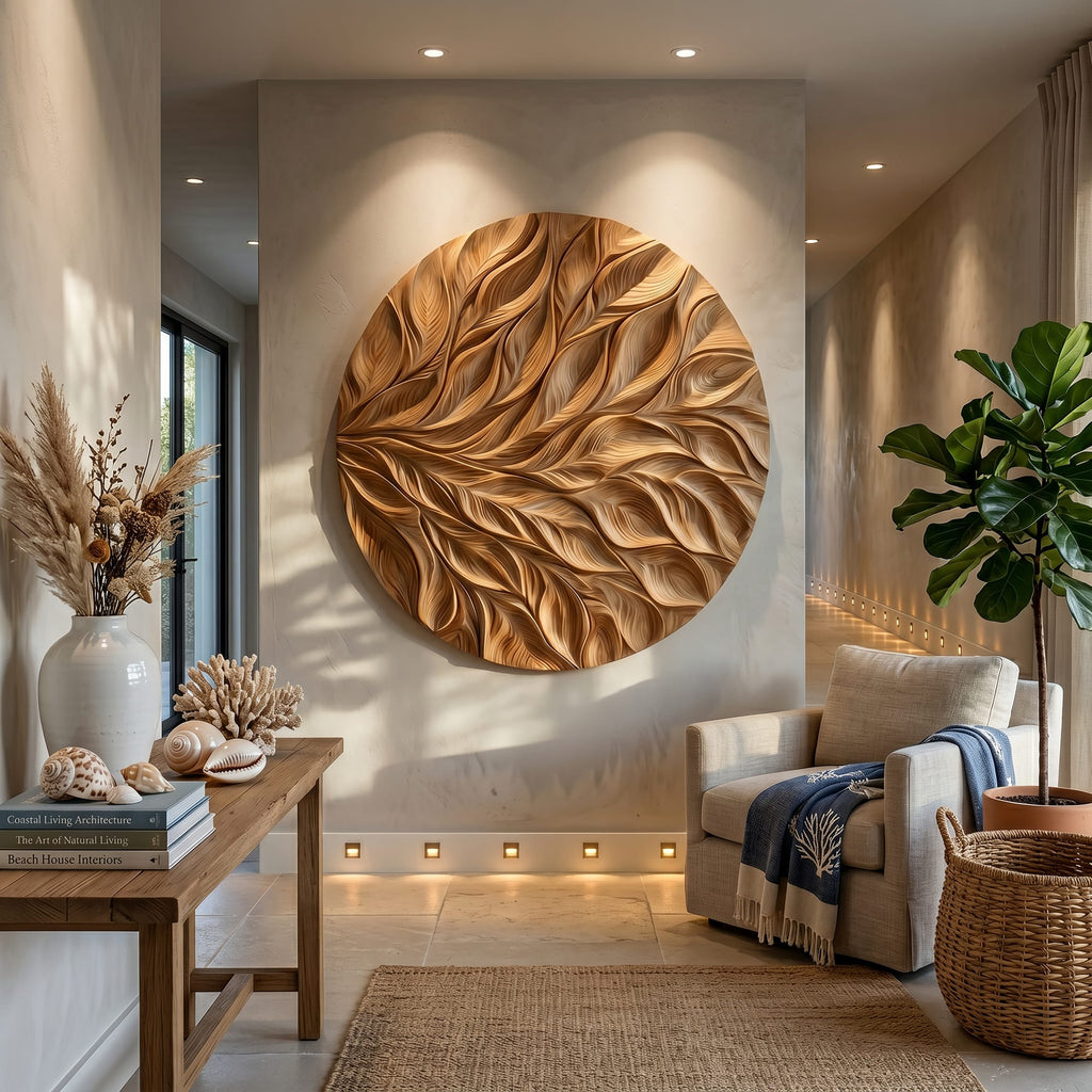 Coastal Flowing Wall Art