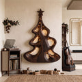 Modern Wall Decor with Hollow Tree Form, solid wood, built to order