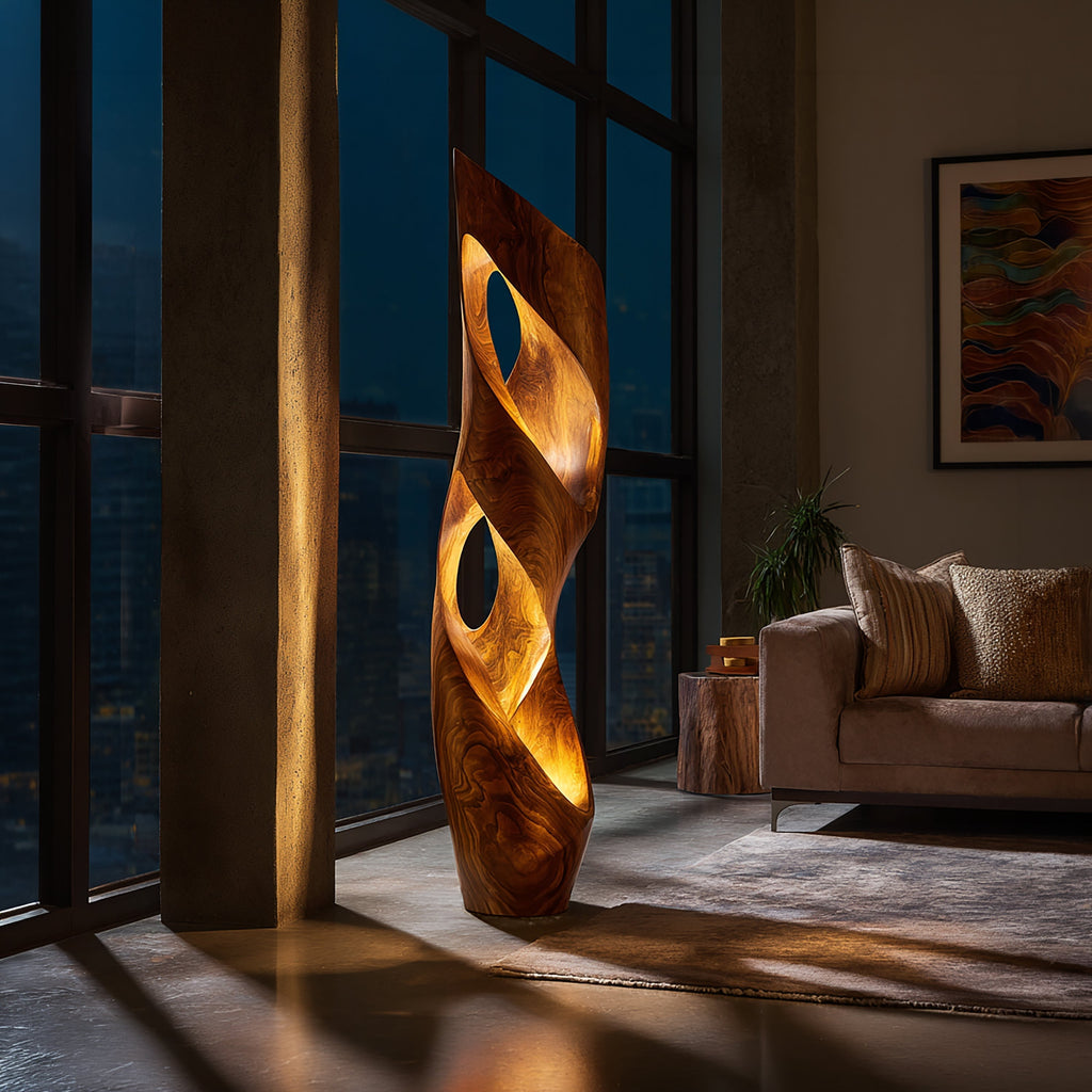 Geometric Contemporary Nightstand