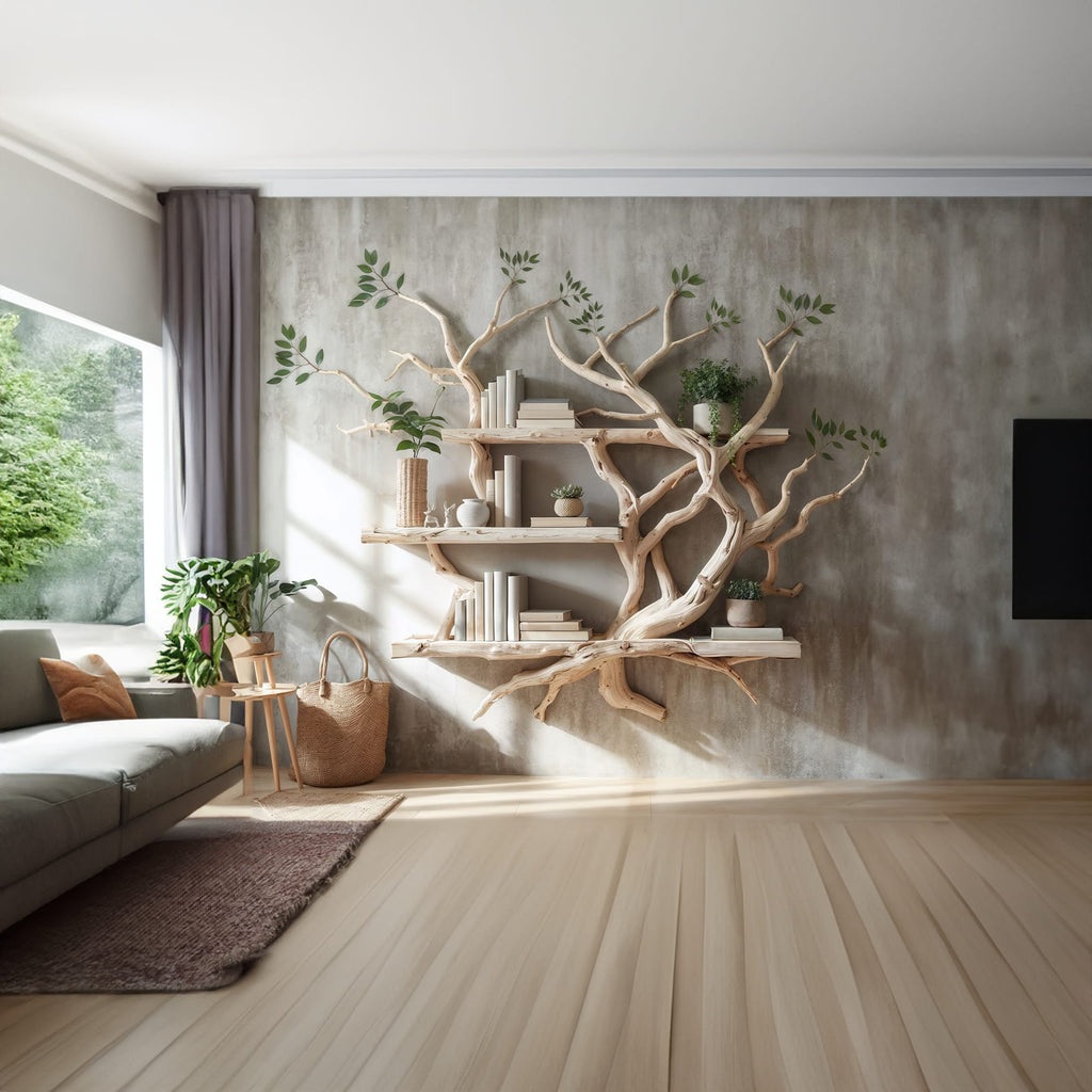 Solid Mount Tree Bookshelf