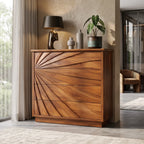 Organic Wave Nursery Dresser, solid wood, built to order