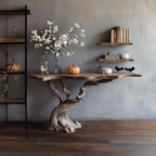 Handmade Console Table Driftwood Table, solid wood, built to order