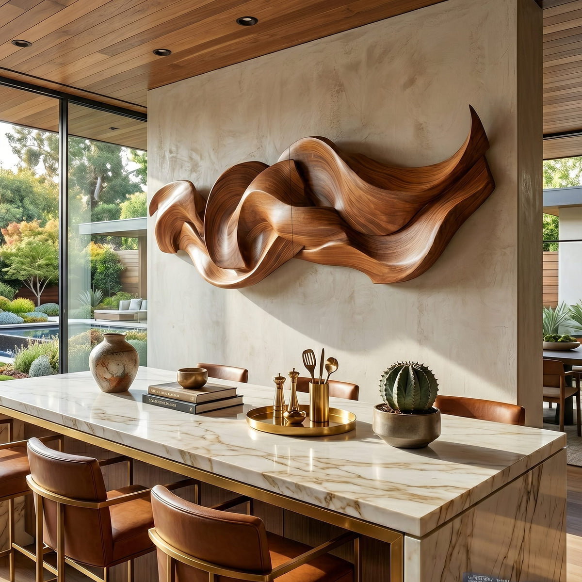 Ribbon Wave Wall Art