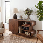 Organic Modern Storage Credenza Living Room, solid wood, built to order
