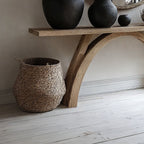 Wood Entryway Side Table Decor, solid wood, built to order