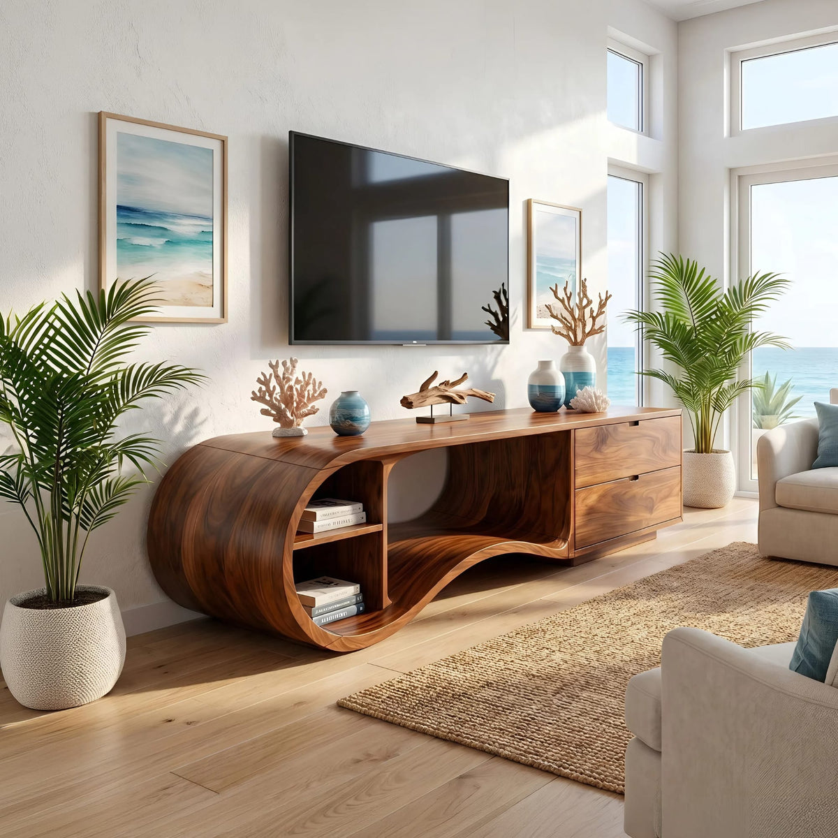 Contemporary Board TV Cabinet