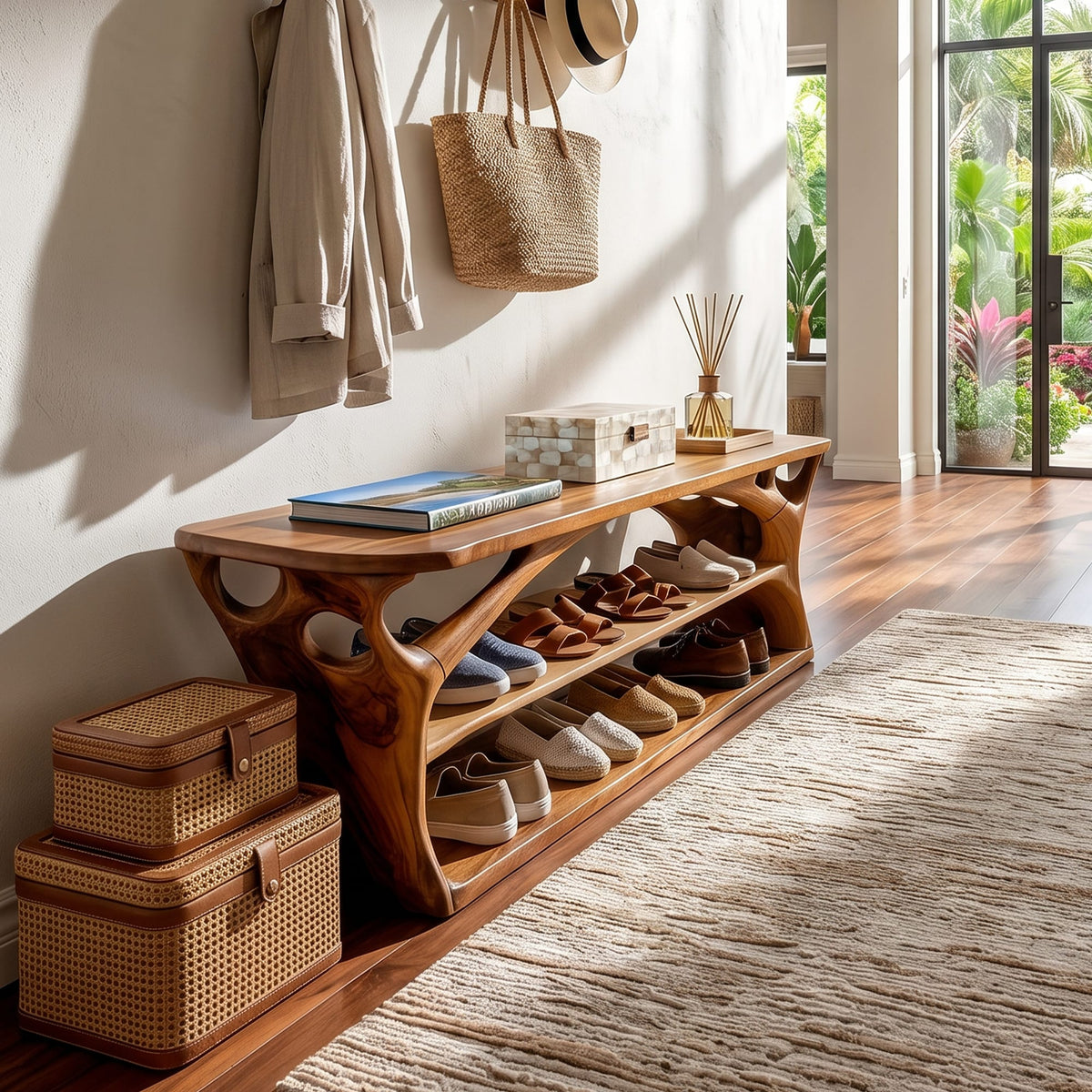 Japandi Shoe Storage Cabinet