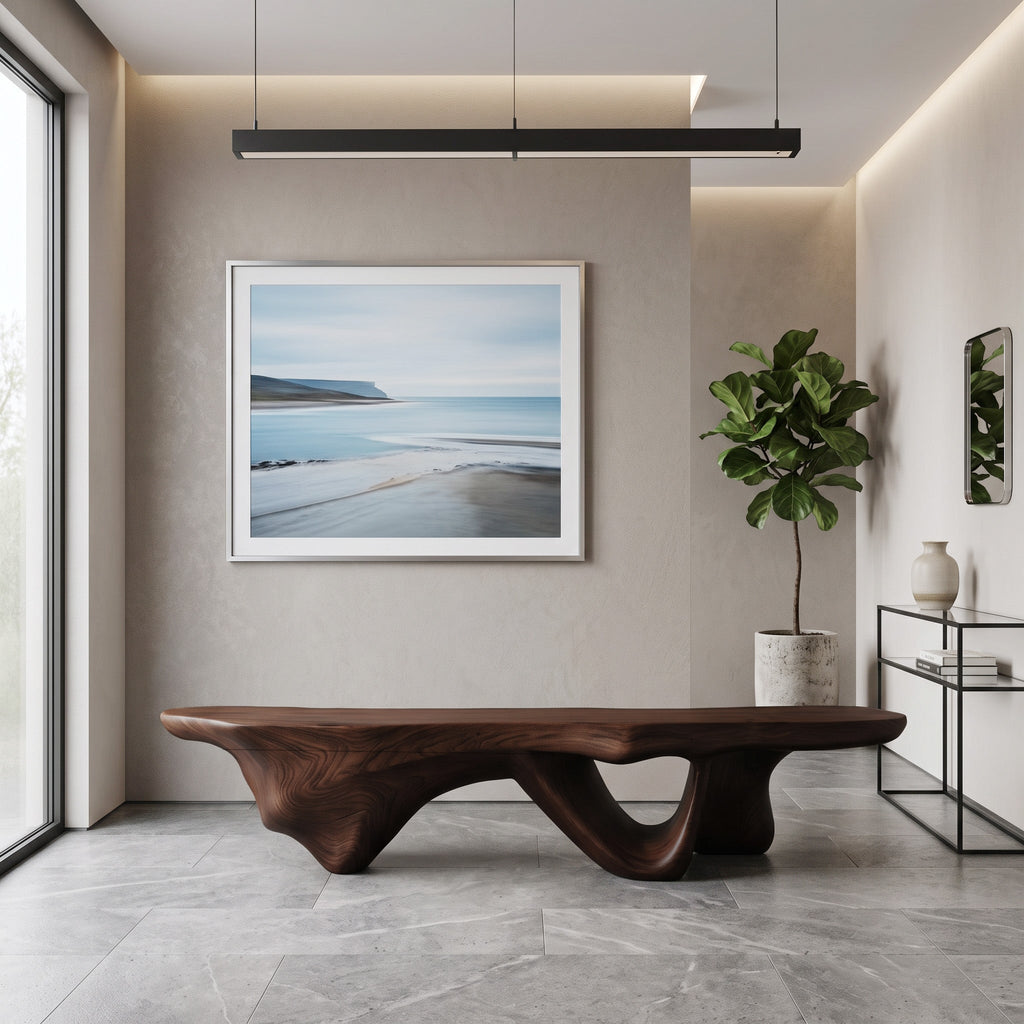 Flowing Curved Bench
