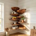 Leaf-shaped Floating Wall Shelf