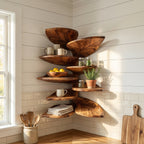 Leaf-shaped Floating Wall Shelf