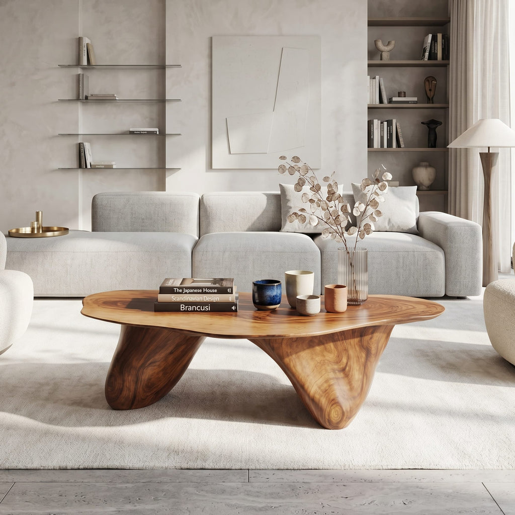 Handcrafted Low Table, solid wood, built to order