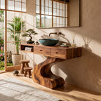 Contemporary Sculpted Vanity