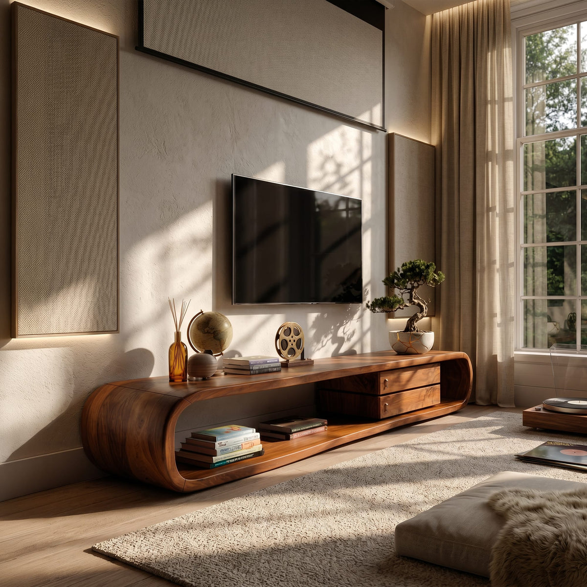 Monkeypod Solid TV Cabinet
