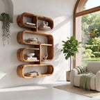 Mounted Mid Century Floating Shelf
