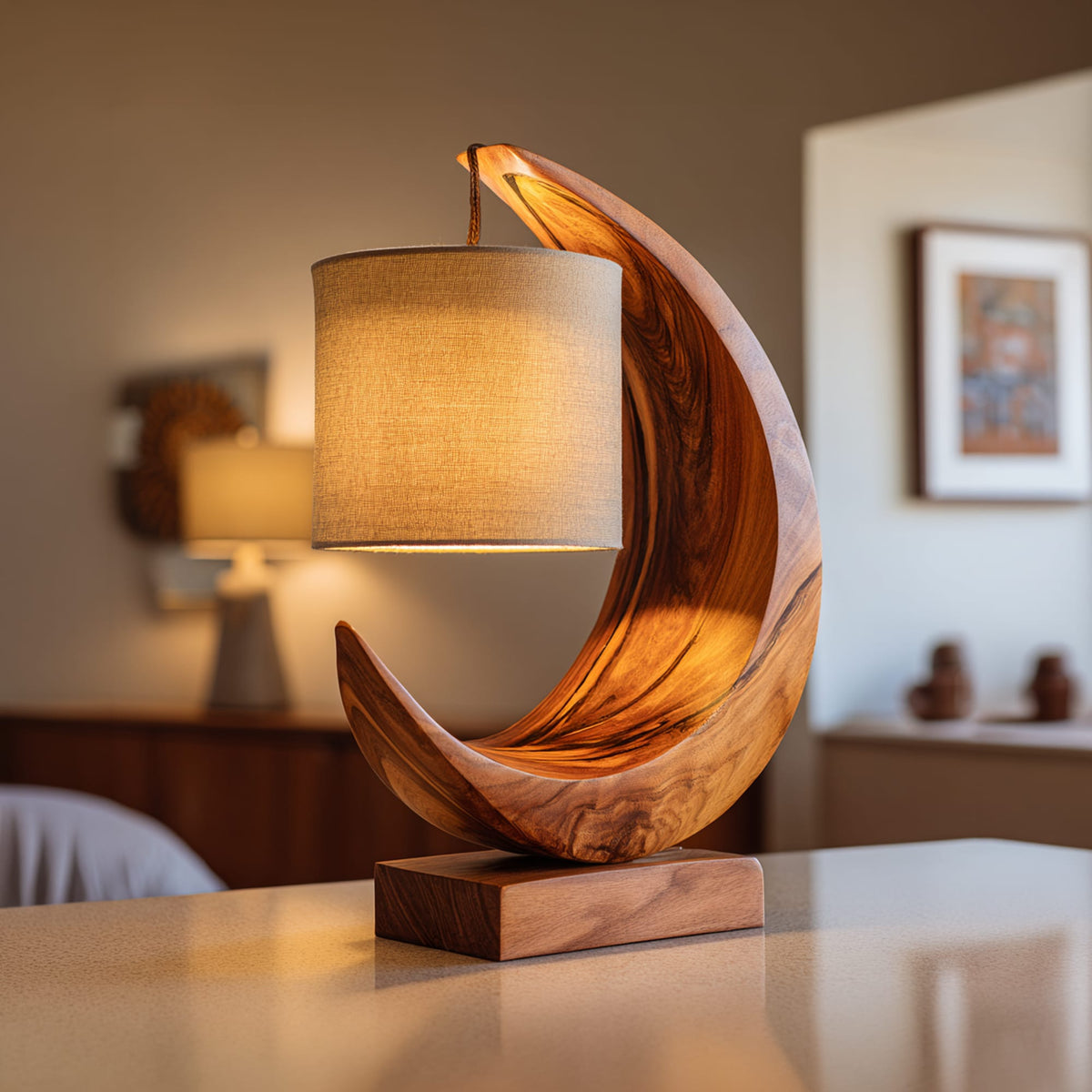 Sculptural Minimal Nightstand