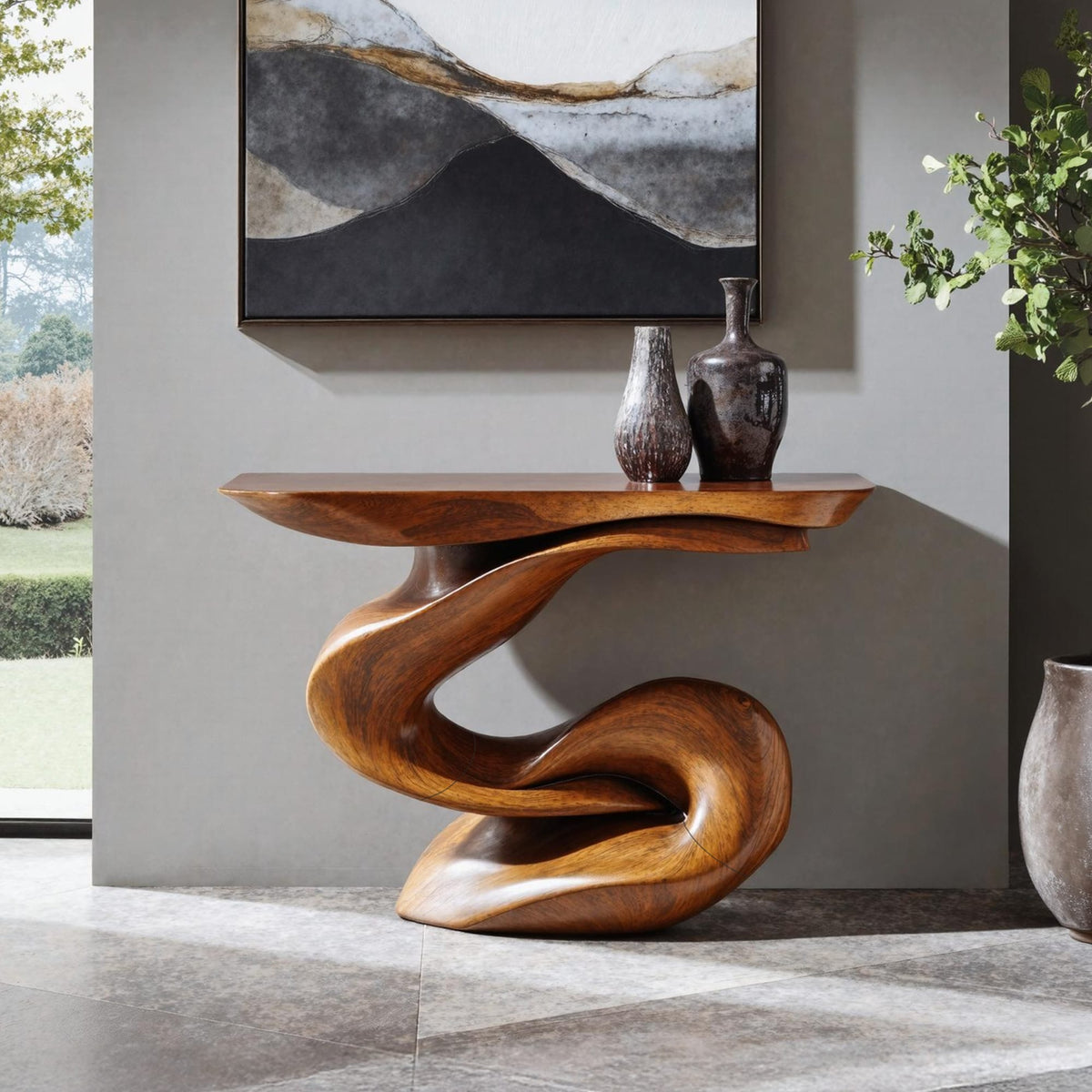 Handcrafted Accent Table Furniture Decor, solid wood, built to order