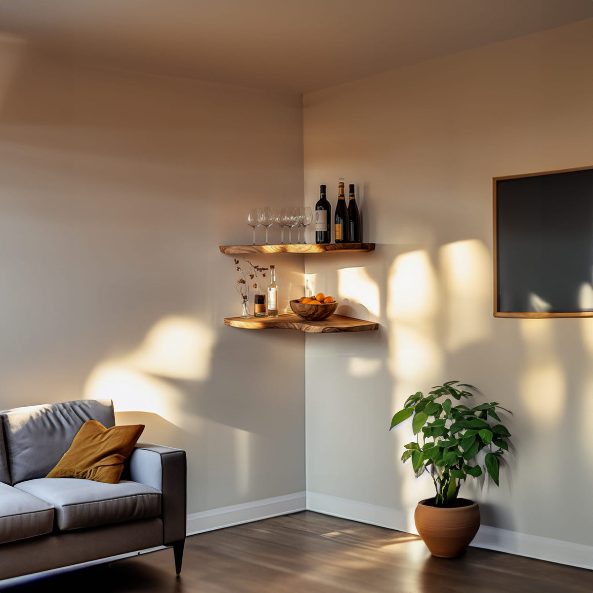 Handmade Floating Shelves Home and Office Decor Housewarming Gifts, solid wood, built to order