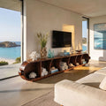 Contemporary Sculptural Media TV Cabinet