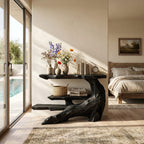 Black Coffee Console Table