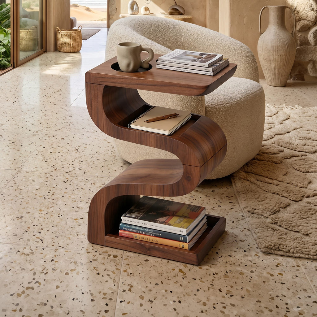 Sculptural Minimal Side Table