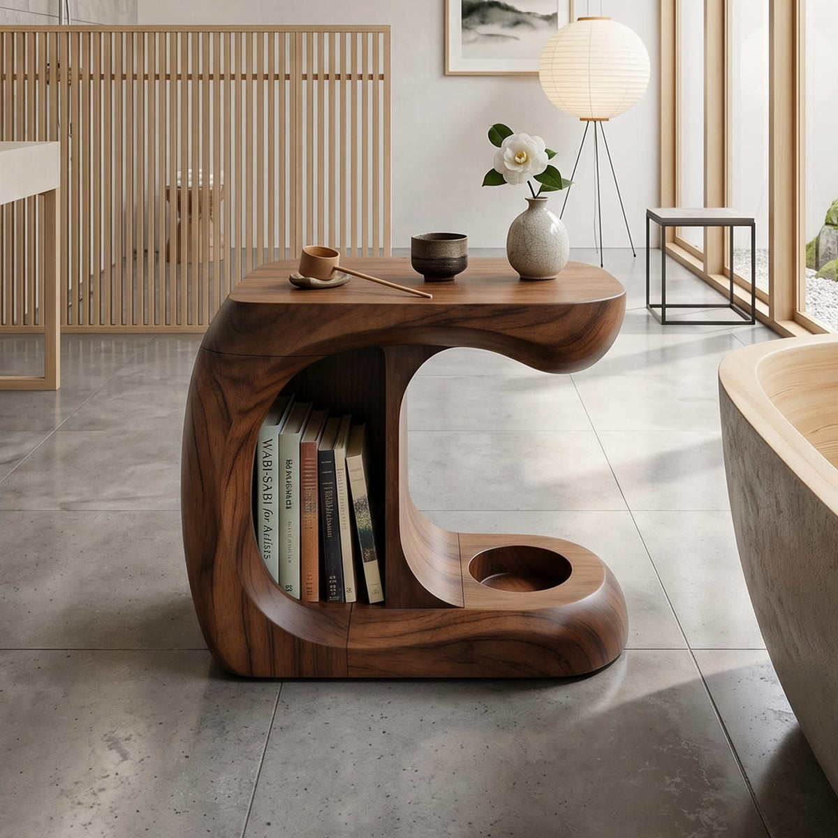 Curved Minimal Nightstand