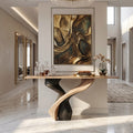 Rustic Console Table Inspiration Entryway Design, solid wood, built to order