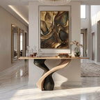 Rustic Console Table Inspiration Entryway Design, solid wood, built to order