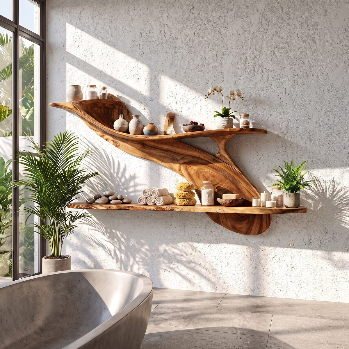 Storage Library Floating Shelf