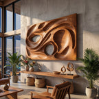 Embossed Modern Geometric Wall Art