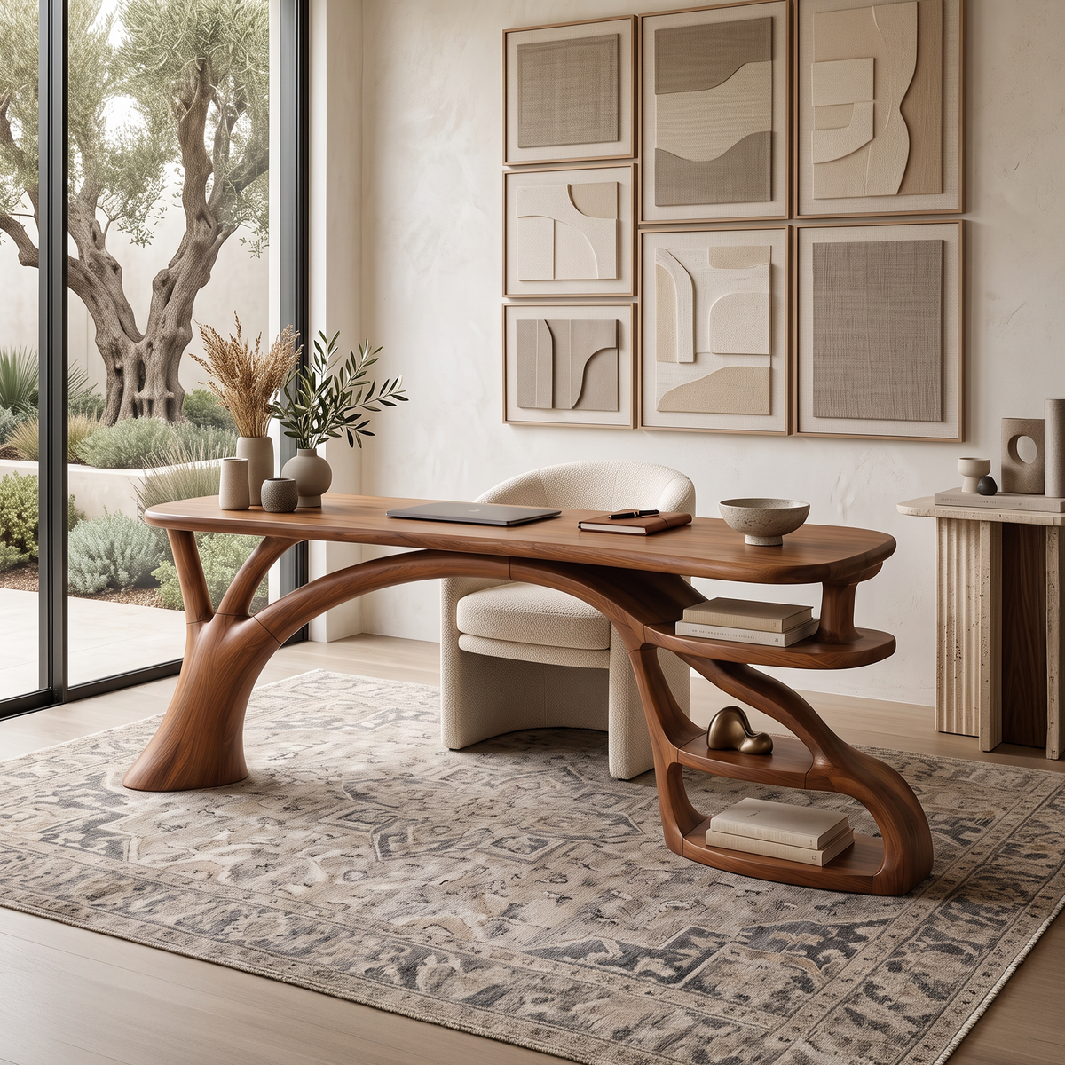Curved Writing Desk