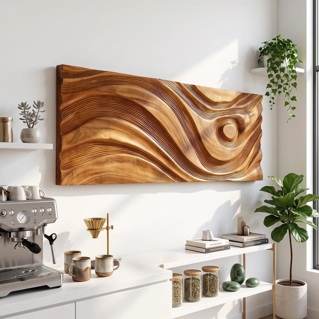 Mid Century Modern Wall Art, solid wood, built to order