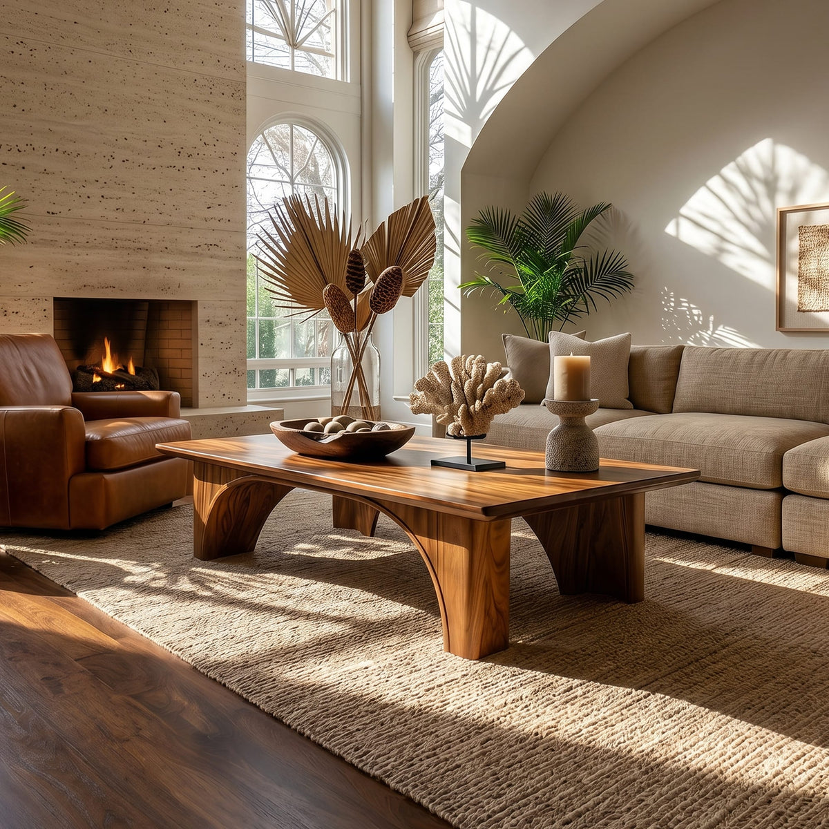 Arched Mid Century Coffee Table